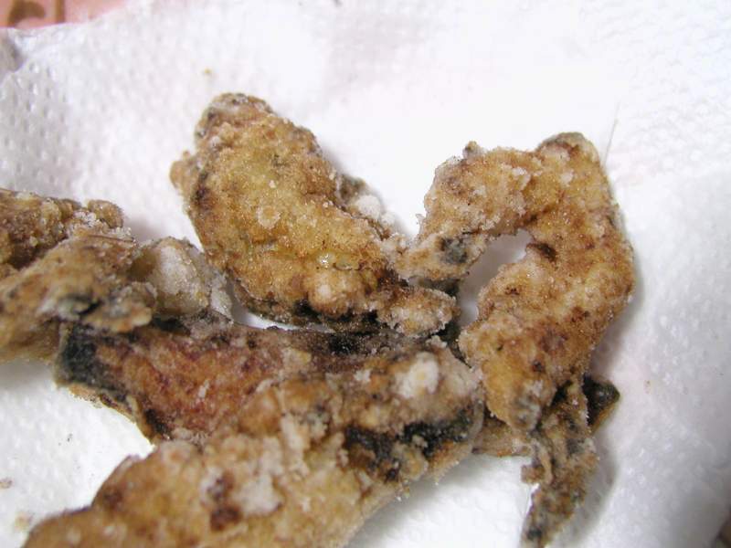 ブラックバスの竜田揚げ